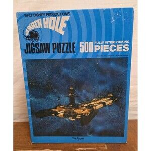 BLACK HOLE Space Ship CYGNUS Jigsaw Puzzle Disney Film 1978 Whitman Complete